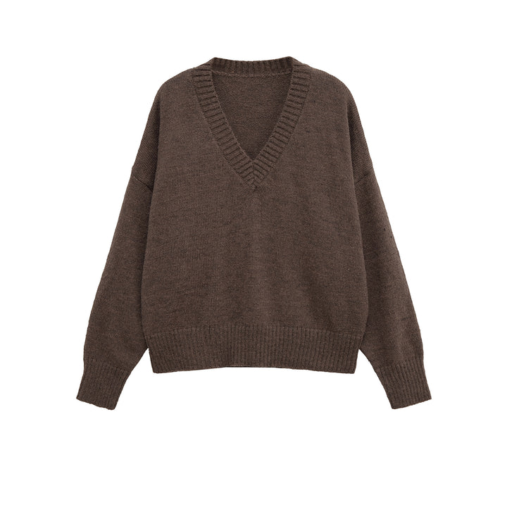 Casual V neck sweater for women Lune London
