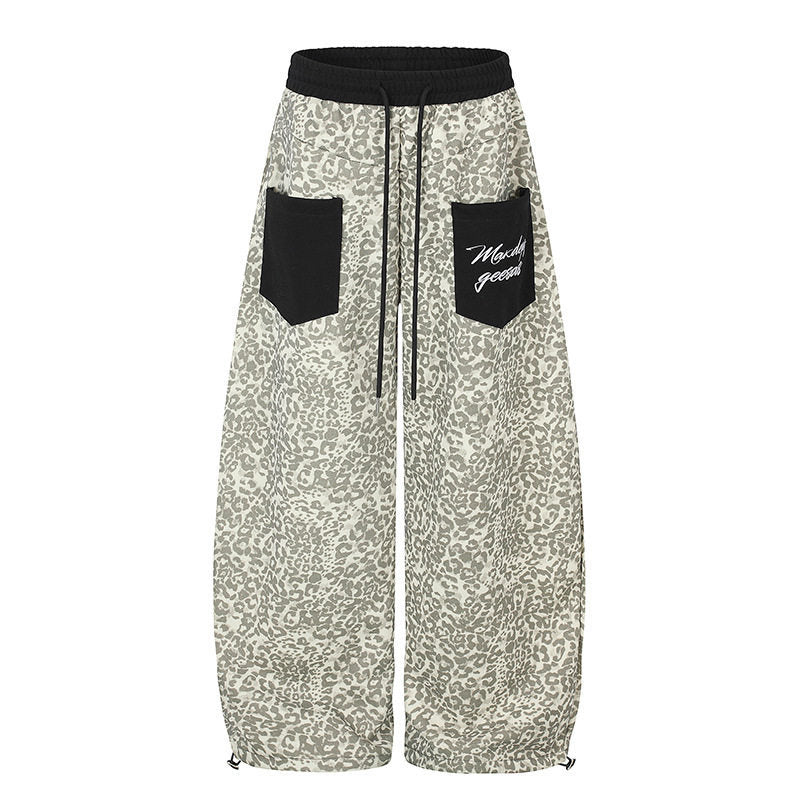 Women Extra Wide Palazzo Lounge Pants in Culotte Cut with Elastic Comfort Waistband, Contrasting Patch Pockets and Adjustable Hem Amarae