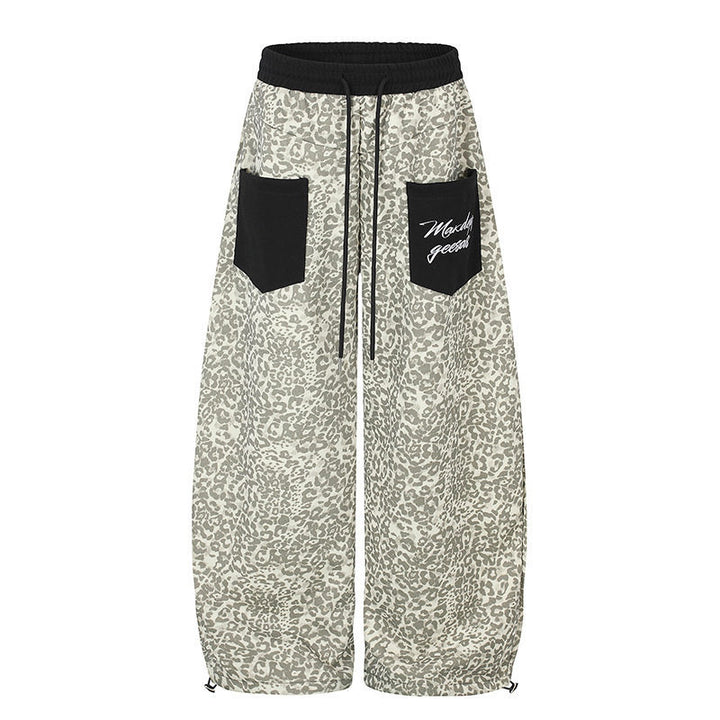 Women Extra Wide Palazzo Lounge Pants in Culotte Cut with Elastic Comfort Waistband, Contrasting Patch Pockets and Adjustable Hem Amarae