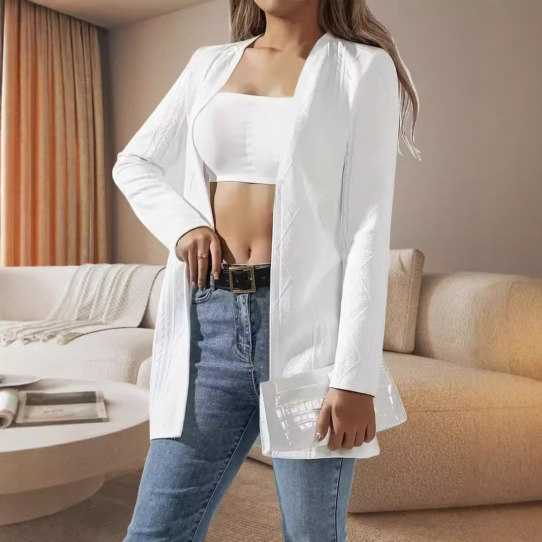 Ladies elegant jacket with structured design Lune London