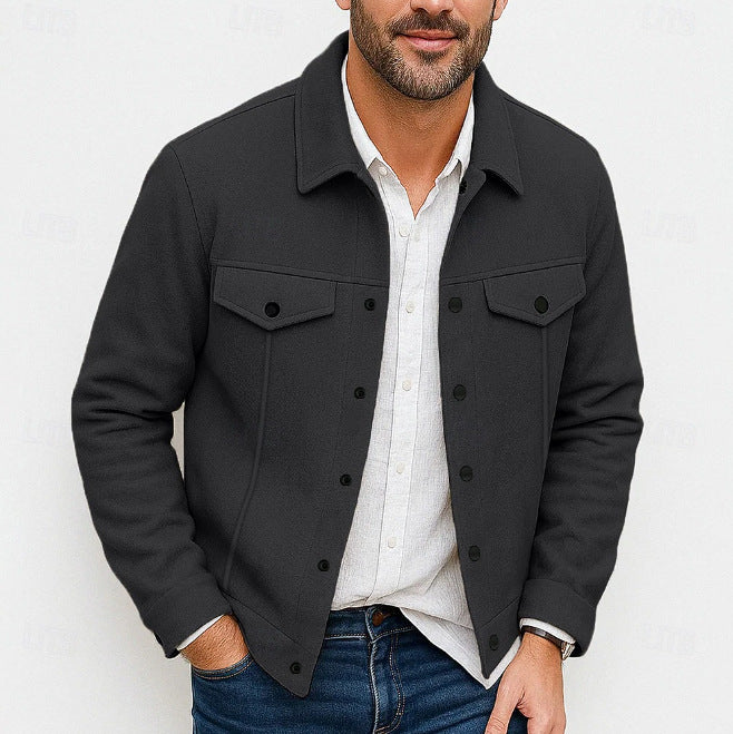 Stylish utility jacket for men with padded pockets Lune London