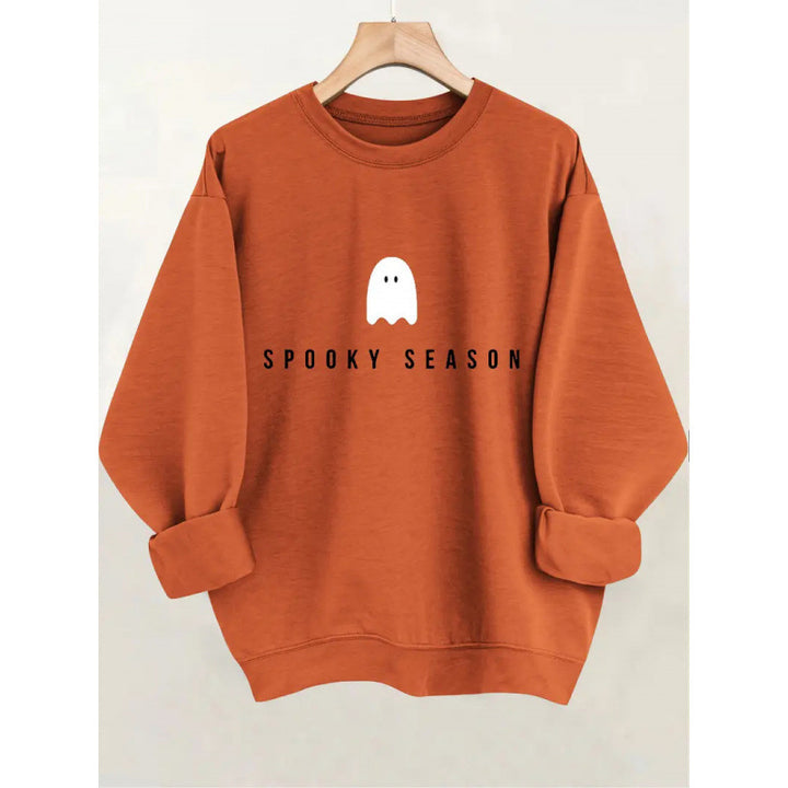 Women's sweatshirt with casual spooky design and soft inner fleece Lune London