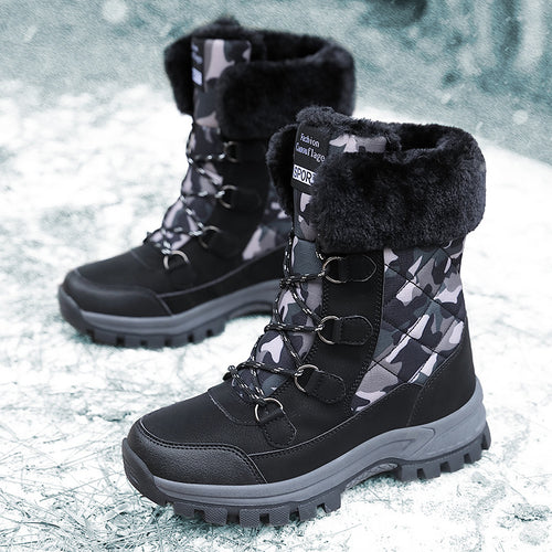 Insulated winter boots for women with non-slip profile and plush lining Amarae