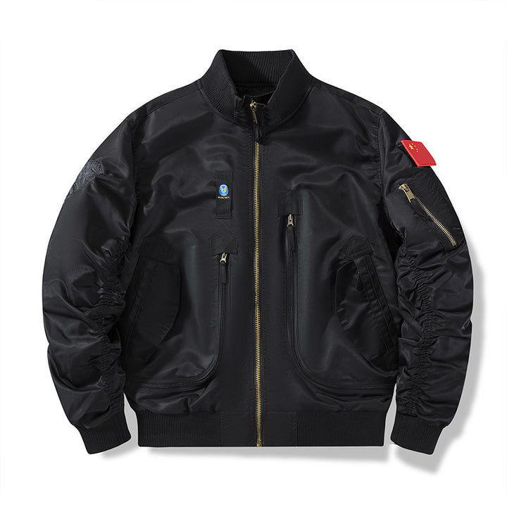 Amarae multifunctional technical bomber jacket for men