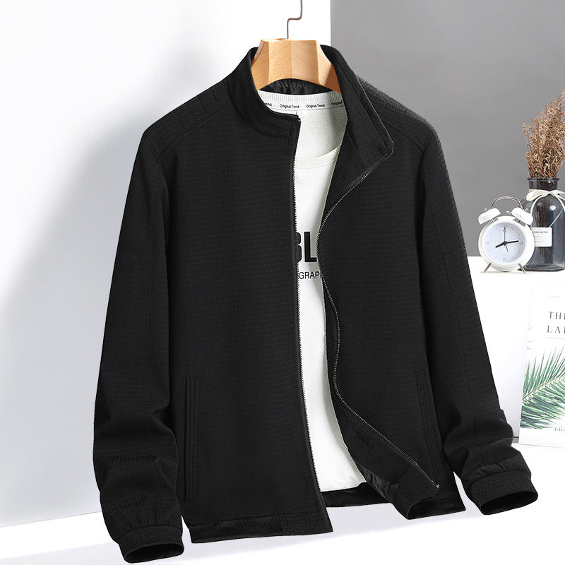 Versatile leisure jacket for men with textured surface Amarae