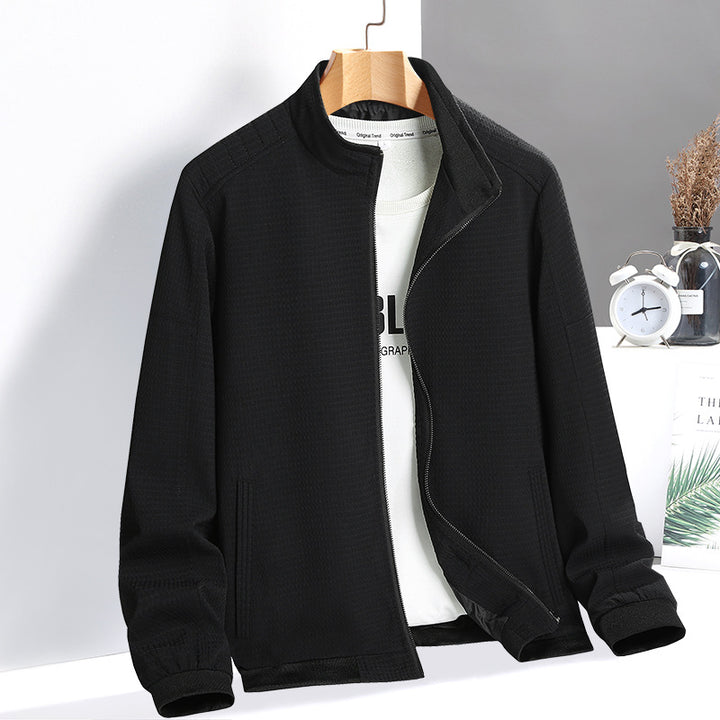Versatile leisure jacket for men with textured surface Amarae