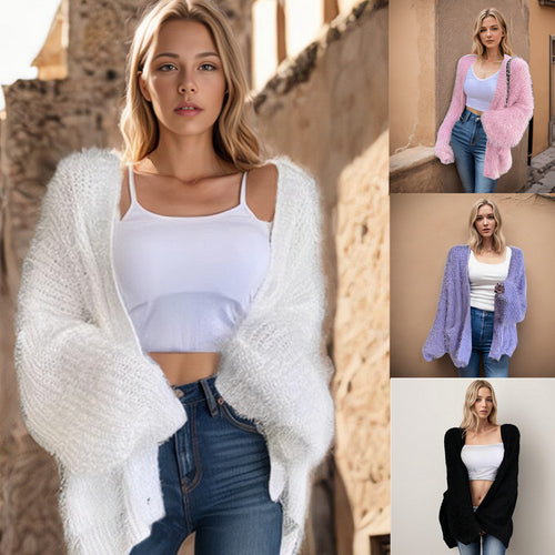 Ladies Soft Knit Long Sleeve Sweater Amarae