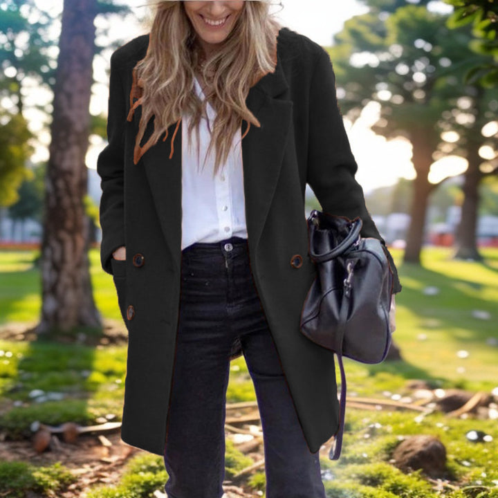Elegant wool coat for women Lune London