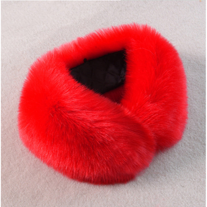 Women's High-Pile Loop Scarf made of Faux Fur with Soft Lining Amarae