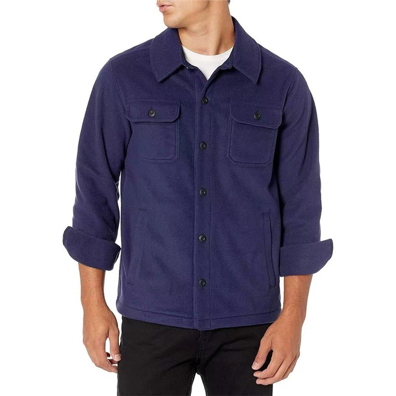 Fleece jacket for men with practical pockets Lune London
