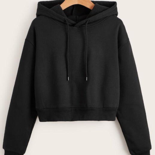 Amarae Casual Cropped Hoodie for Women
