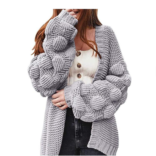 Women's cardigan with voluminous sleeves Amarae