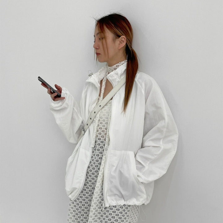 Veste fonctionnelle décontractée pour femmes avec col haut Chic & Stil