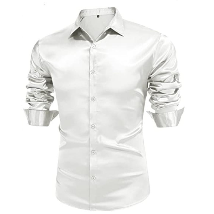Men's Elegant Chic Satin Shirt