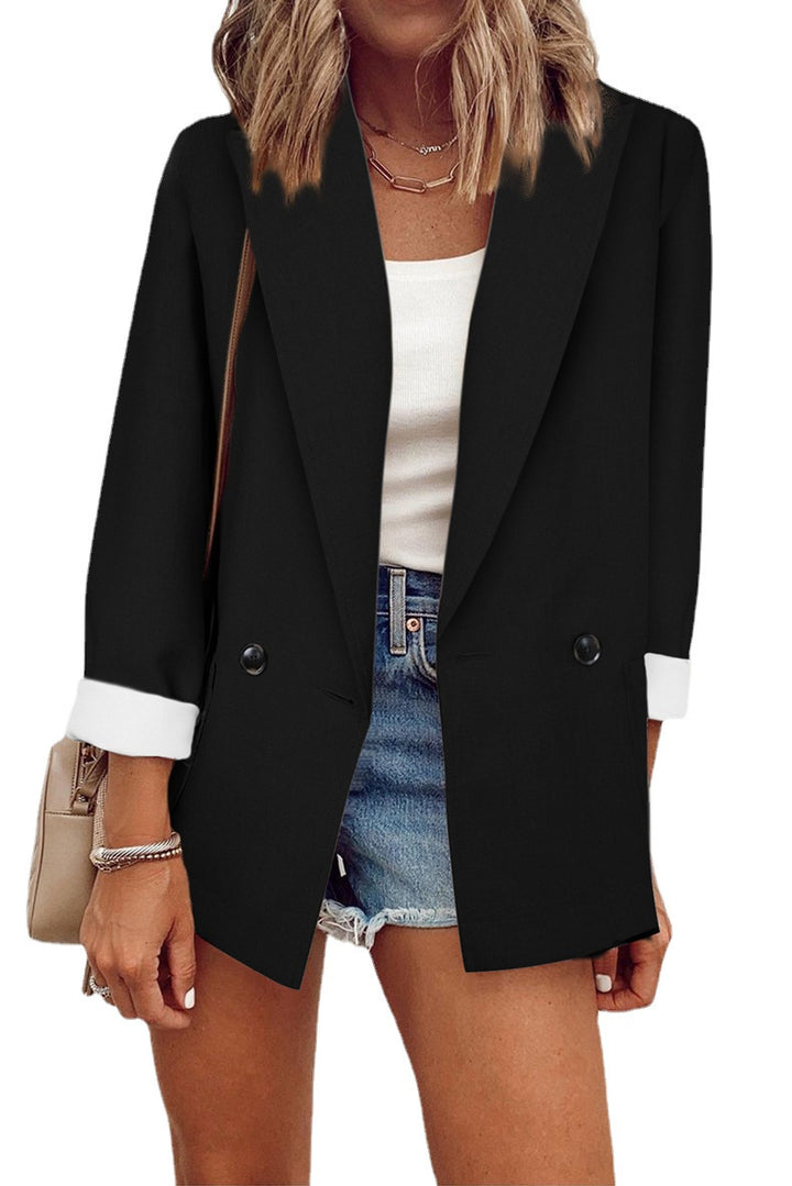 Ladies oversized casual blazer with modern details Lune London