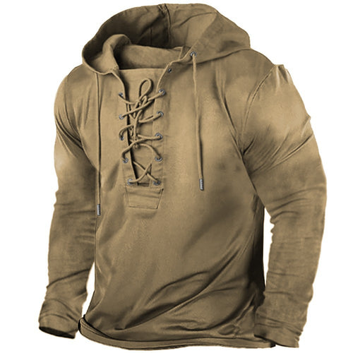 Men's hoodie with innovative lace design and thermal functionality Amarae