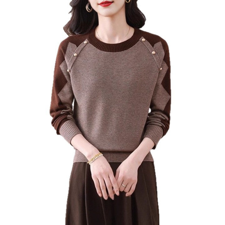 Sweat décontracté pour femmes avec des appliqués frappants Chic & Stil