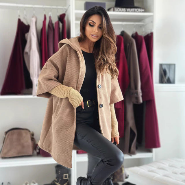 Women's hooded coat made of high-quality material with structured design Amarae