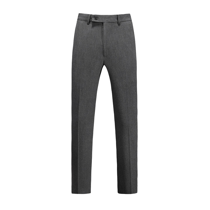 Elegant slim-fit suit pants for men with fine texture Lune London