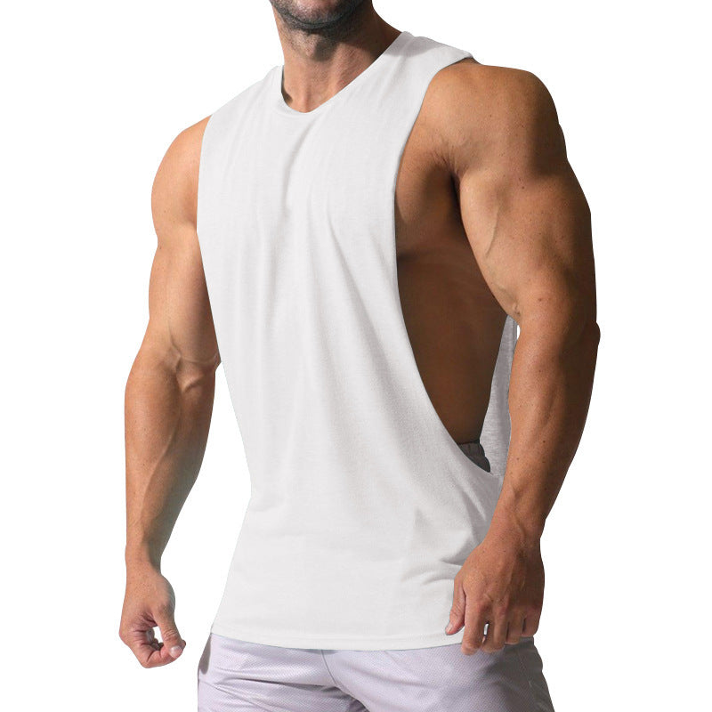 Men's sleeveless sports shirt with deep back neckline and breathable material Lune London