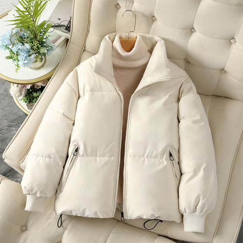 Women's fashion and insulated down jacket with high collar and deep pockets Amarae