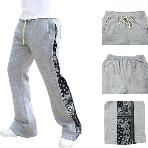Leisure pants for men with printed side panel Amarae