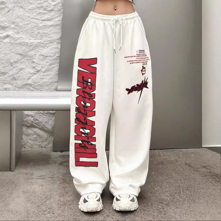 Casual Jogging Pants for Women with Graphic Prints and Comfortable Fit Lune London