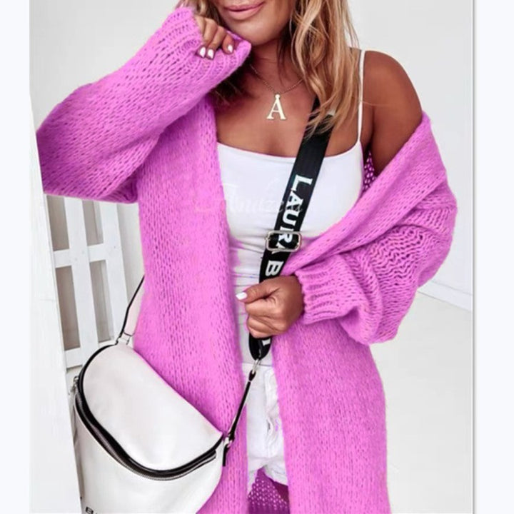 Knit jacket for women with a fine lace pattern and a relaxed fit Lune London