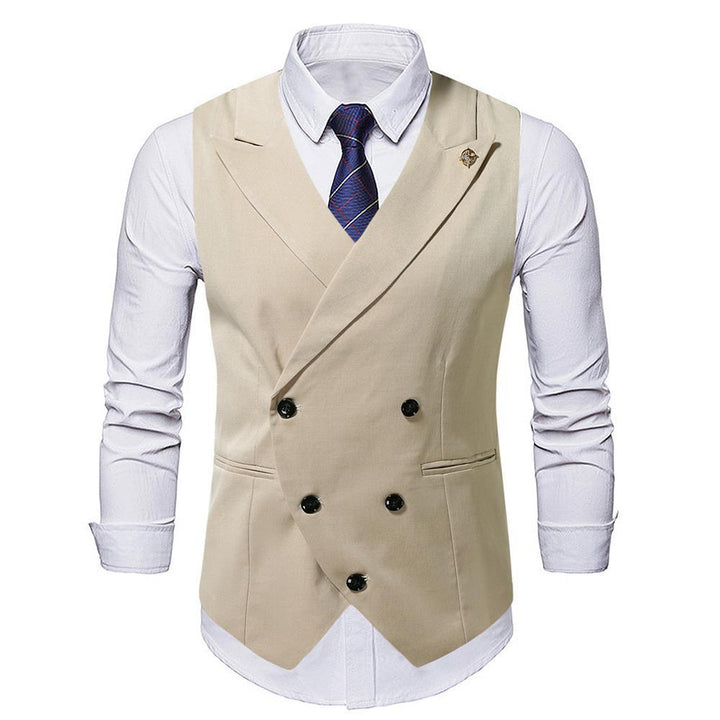 Men's Double-breasted Tailored Suit Vest Amarae