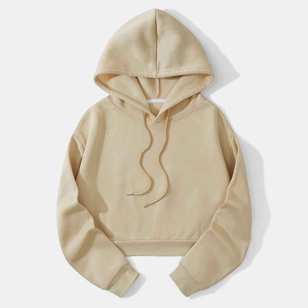 Amarae Casual Cropped Hoodie for Women