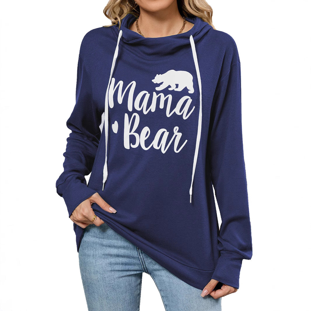 Casual hoodie for women with Lune London stamped design