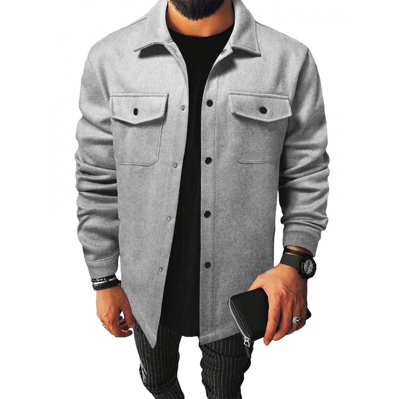 Stylish and warm flannel jacket for men Lune London