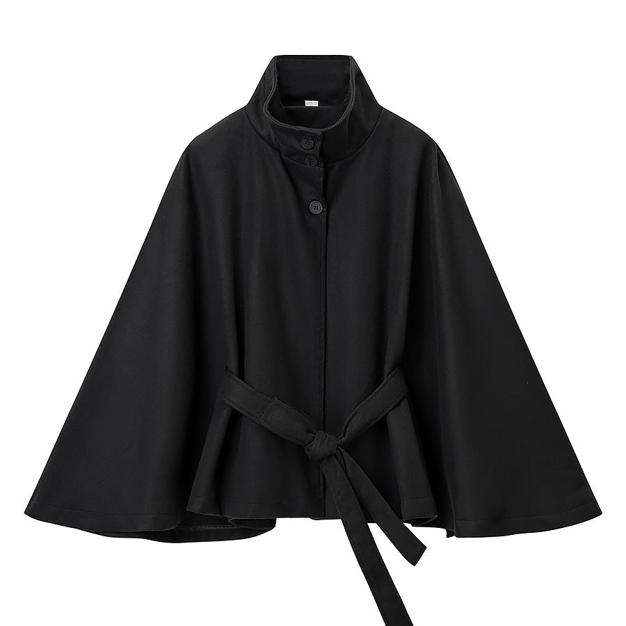 Veste cape élégante pour femmes avec ceinture ajustable Chic & Stil