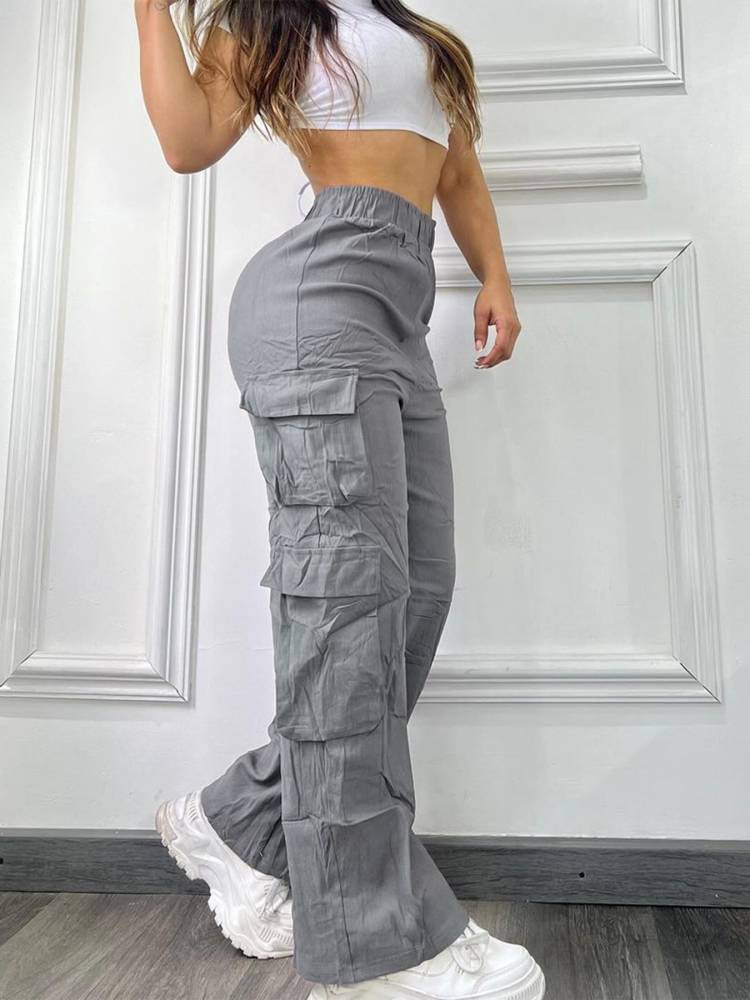 Cargo pants for women with side pockets Lune London