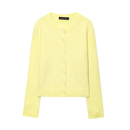 Ladies cardigan in soft knit with buttoning Amarae
