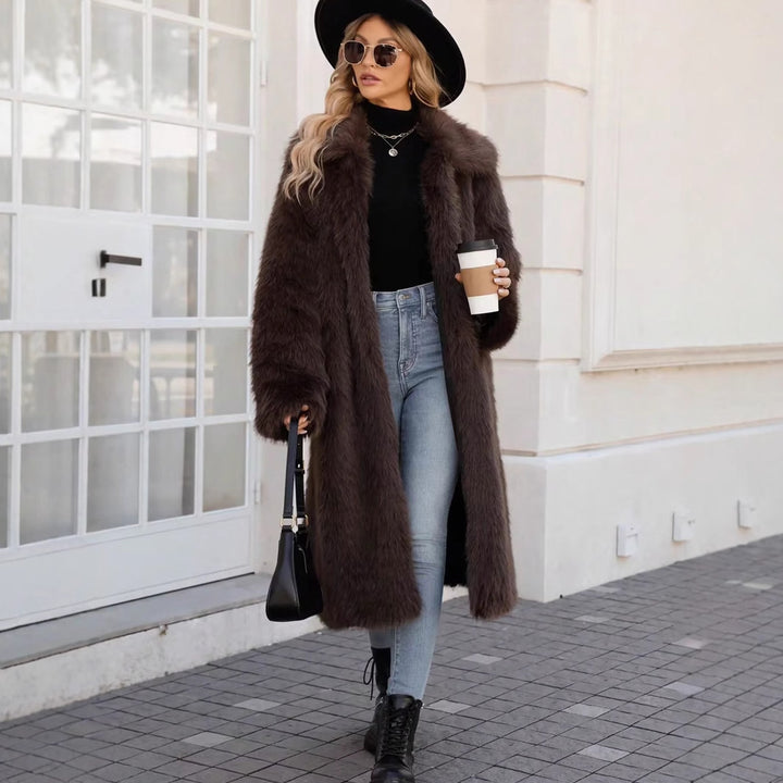 Ladies Long Trendy Chic Coat and Style