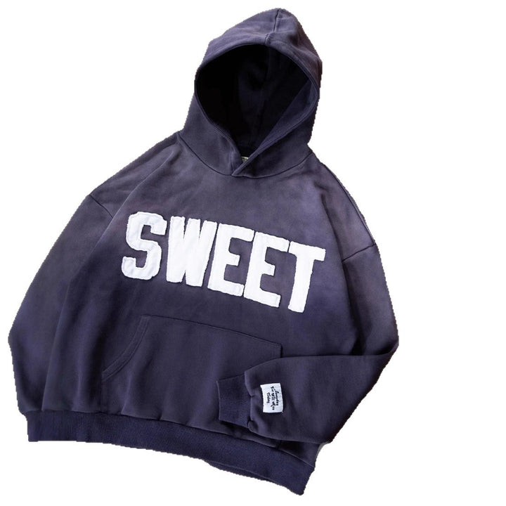 Sweat à capuche pour femmes avec lettrage créatif et doublure intérieure douce Chic & Stil