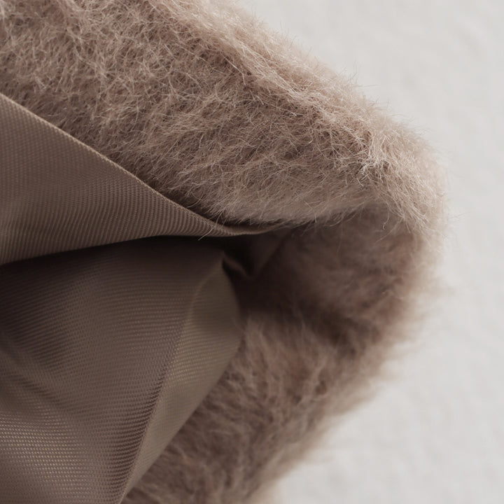 Casual teddy jacket for women with button placket and patch pockets Lune London