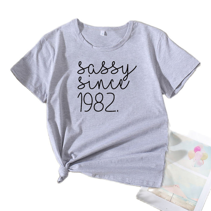 Ladies Sassy Statement Graphic T-shirt Lune London