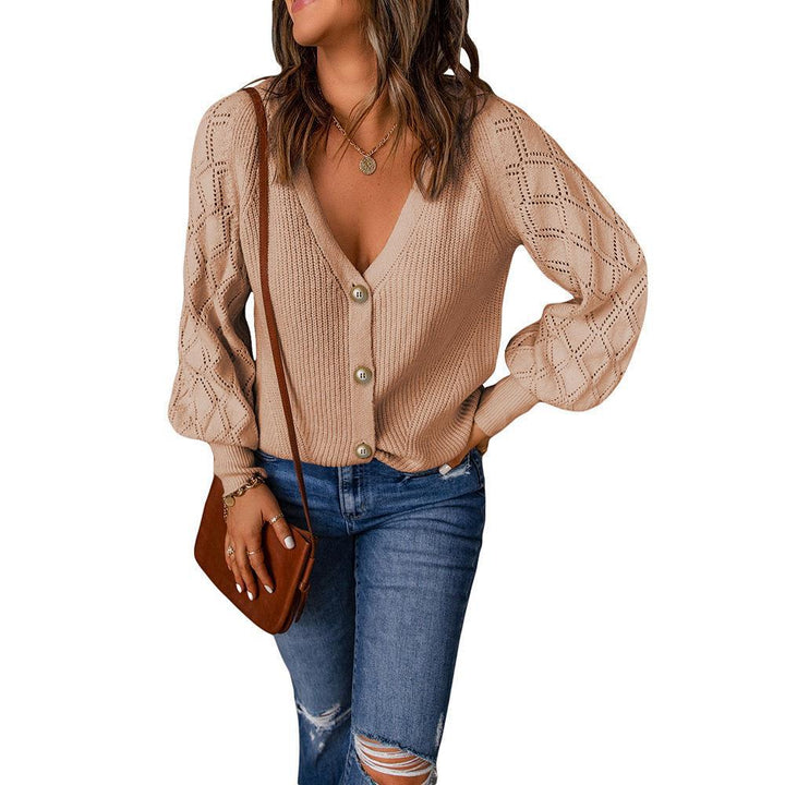 Lune London V neck women’s vest with balloon sleeves
