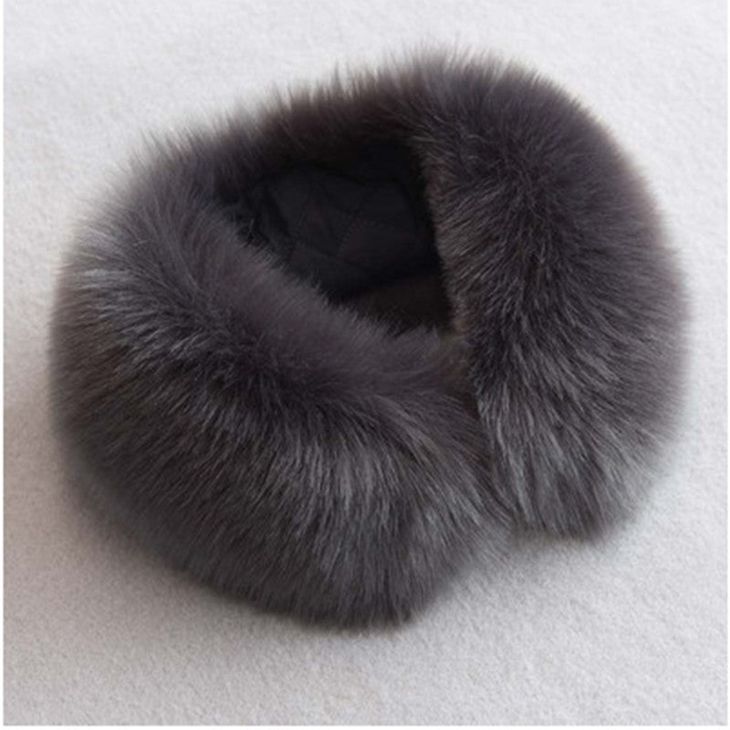 Women's High-Pile Loop Scarf made of Faux Fur with Soft Lining Amarae