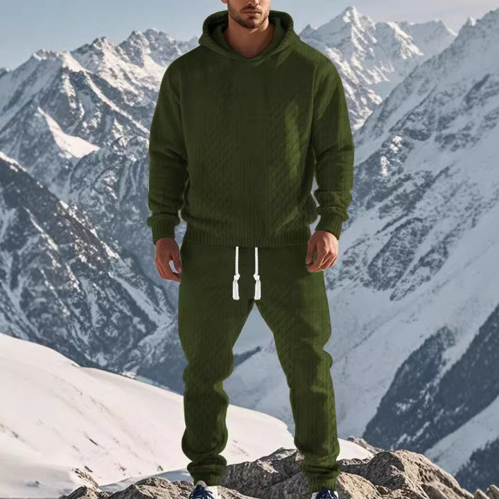 Comfortable leisure set for men with hood and elastic waist Lune London