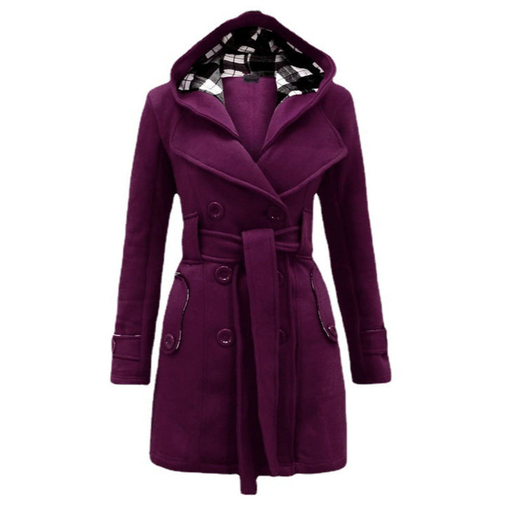 Women Elegant and Comfortable Short Transition Jacket with Hood Lune London