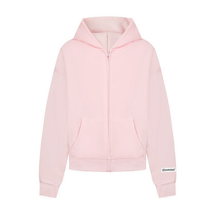 Women’s hoodie sweat jacket with full zip, kangaroo pocket and relaxed fit Amarae