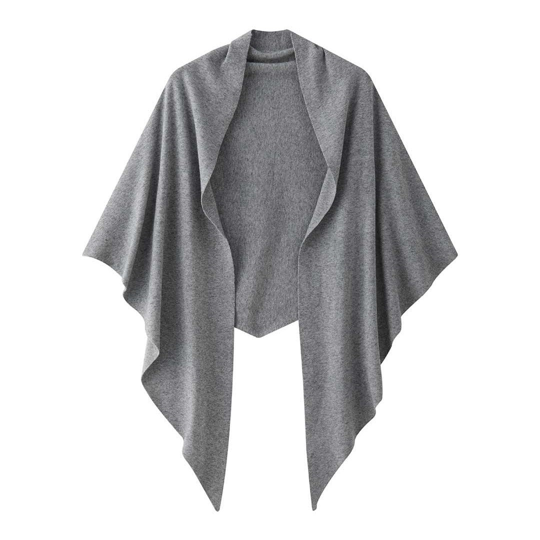 Womens Loose Long Sleeve Poplin Shirt with Concealed Button Placket and Extended Back