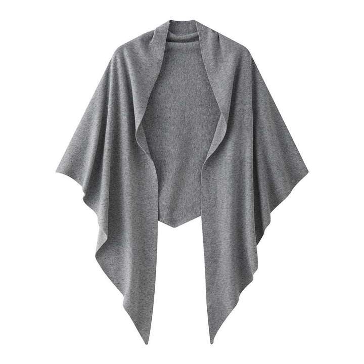 Womens Loose Long Sleeve Poplin Shirt with Concealed Button Placket and Extended Back