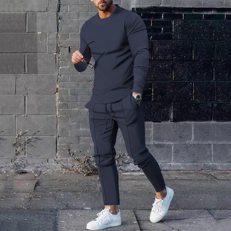 Men Long Sleeve Functional T-Shirt and Comfortable Jogging Pants Lune London