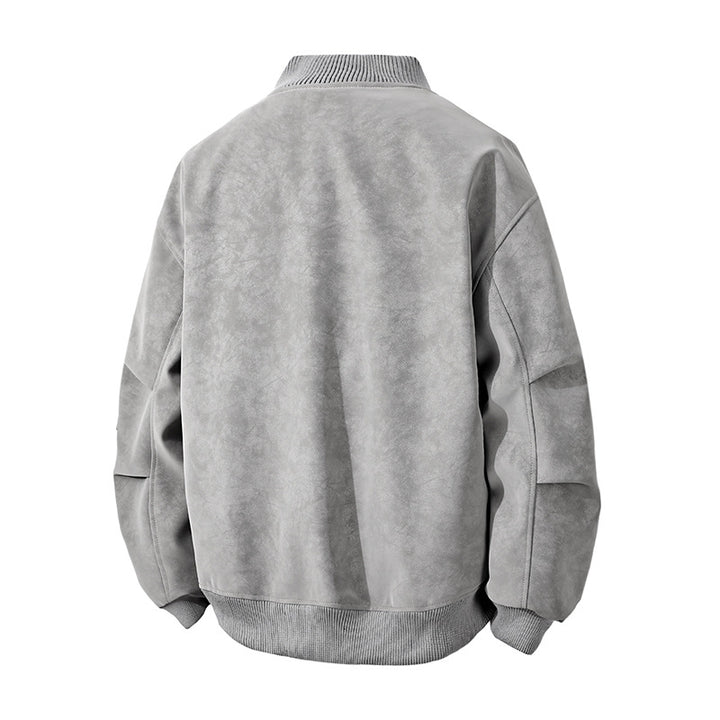 Trendy bomber jacket for men with a vintage look, featuring a practical zipper and stylish details Lune London