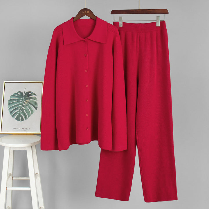 Débardeur en tricot pour femmes avec motif côtelé élégant Chic & Stil