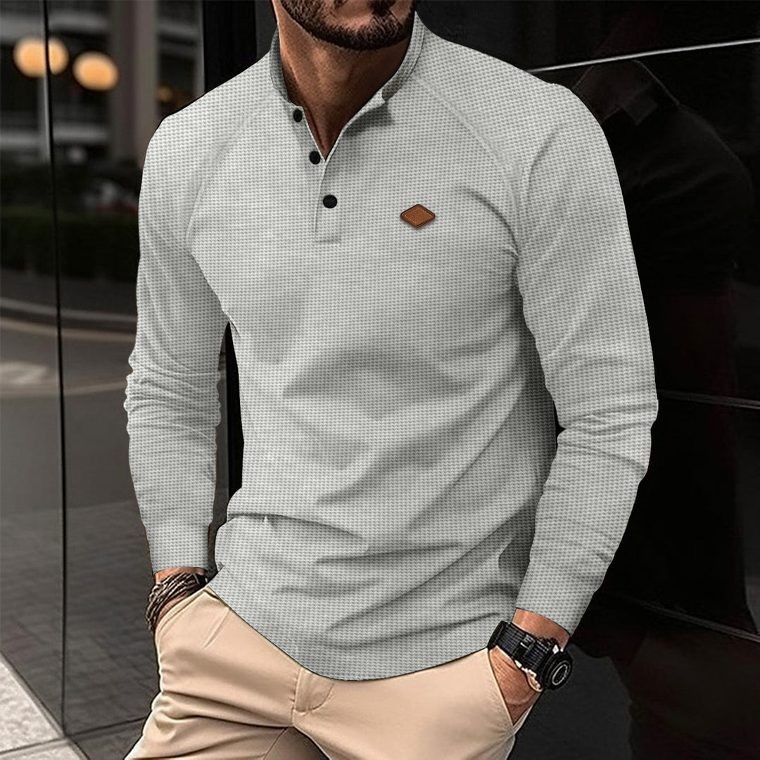 Men's long sleeve shirt with a trendy design and practical details Lune London